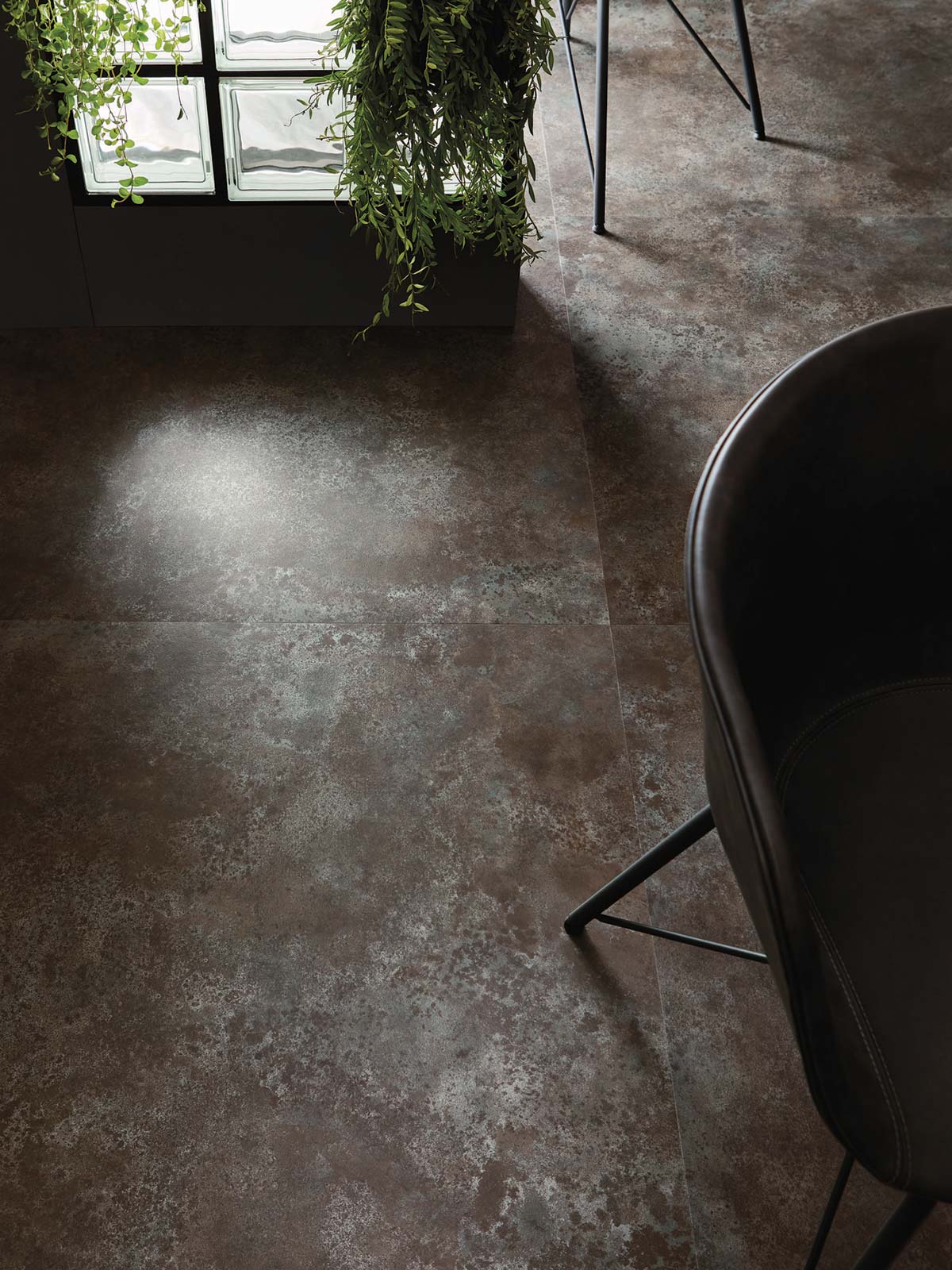 Black Burnished Metal AR0ARH29 | Premium LVT Flooring from the